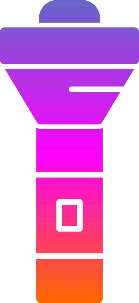 Flashlight Vector Icon Design