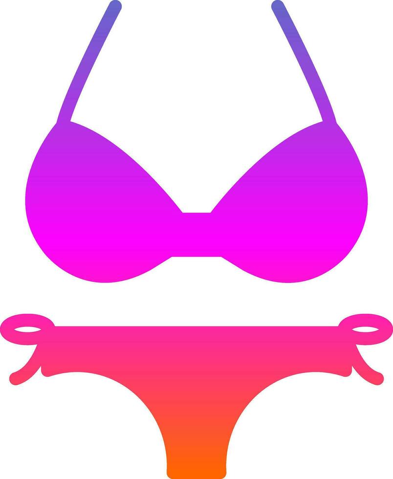 Bikini Vector Icon Design