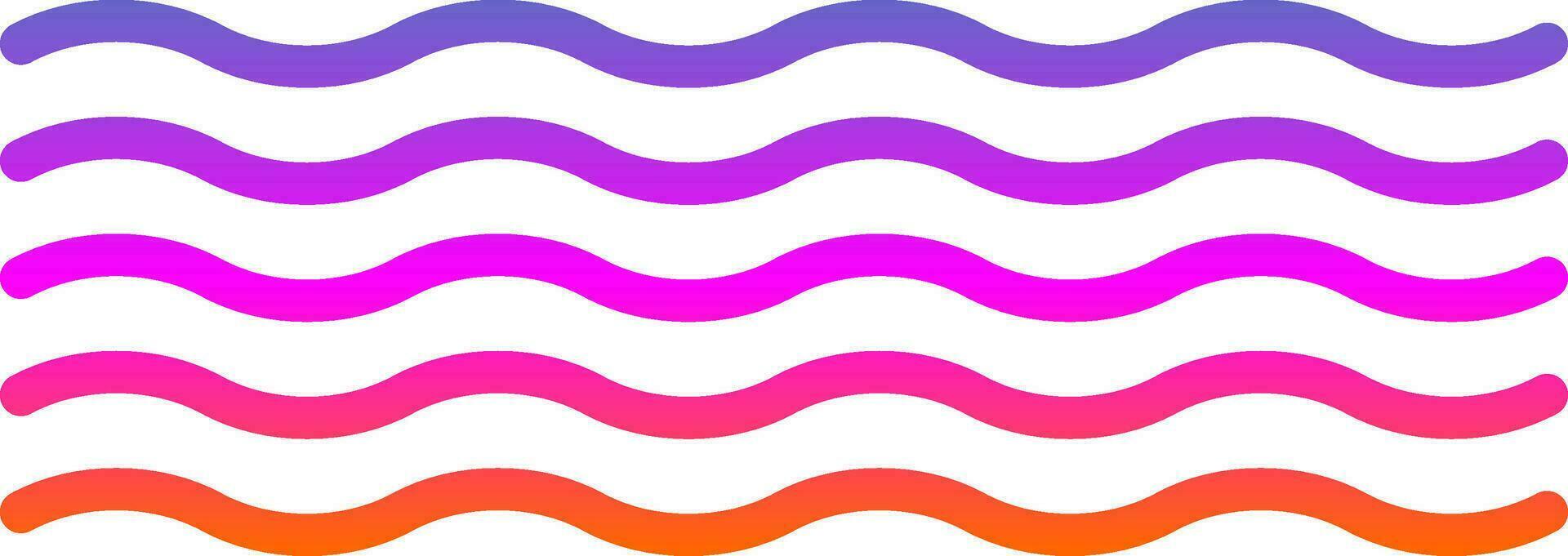 Wave Vector Icon Design