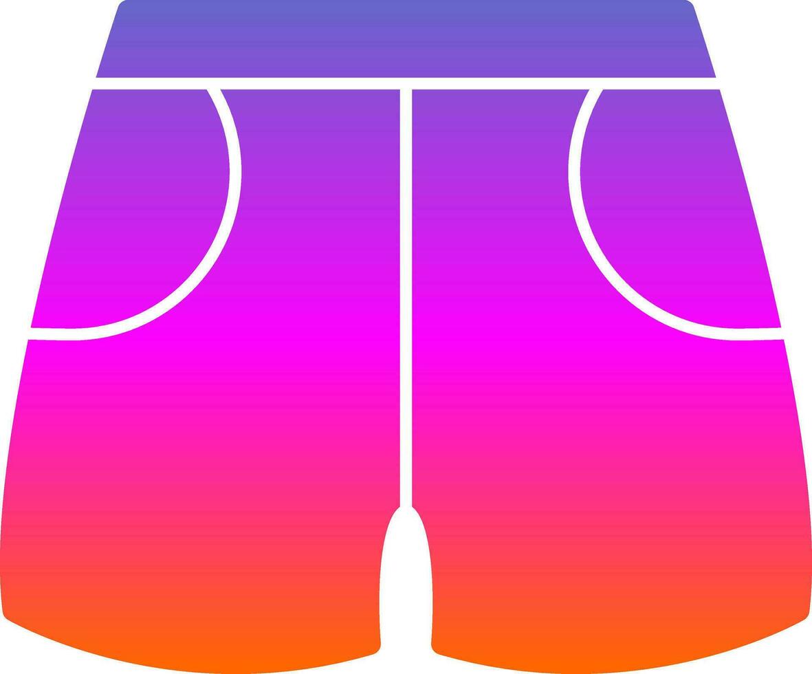 Swim shorts Vector Icon Design