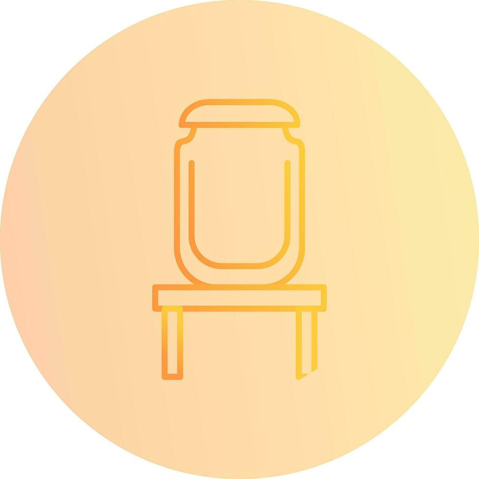 Jar on Display Vector Icon