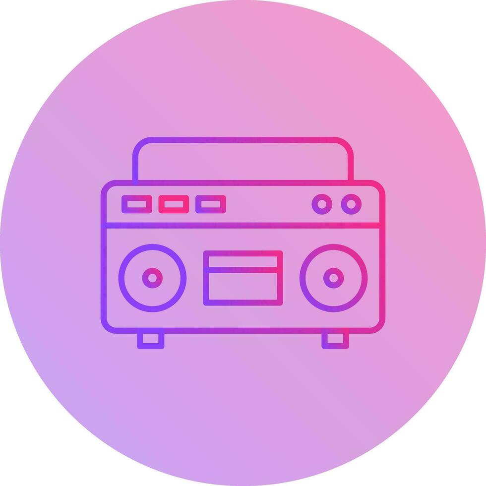 Casette Player Vector Icon