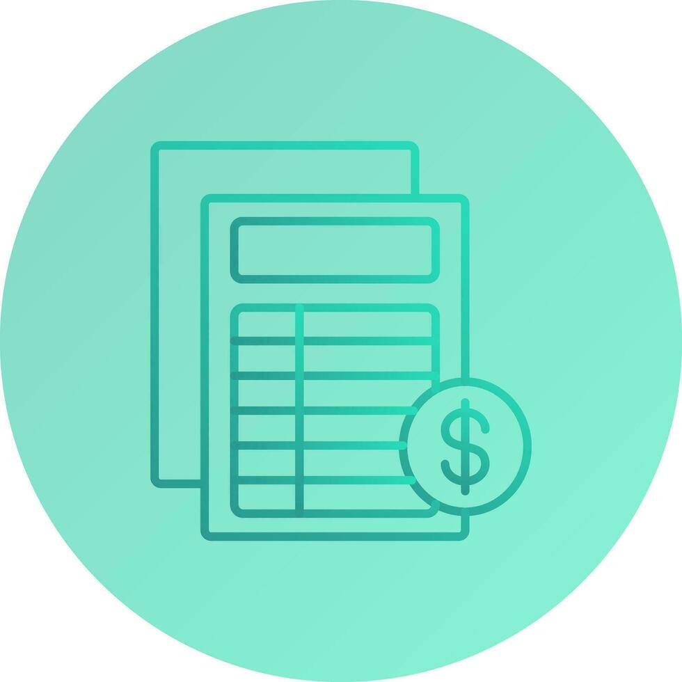 Invoice Vector Icon