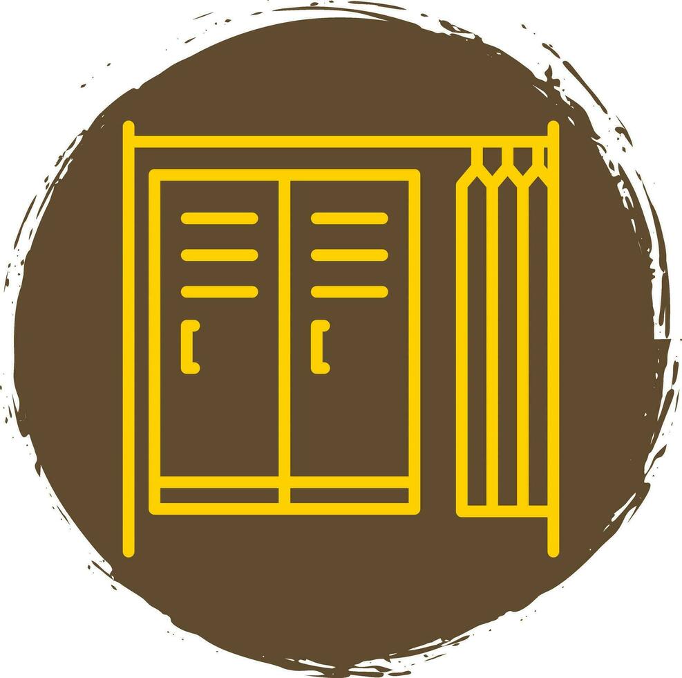 Changing room Vector Icon Design