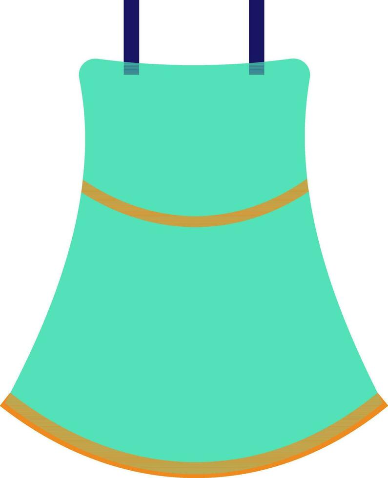 Dress in flat style. vector