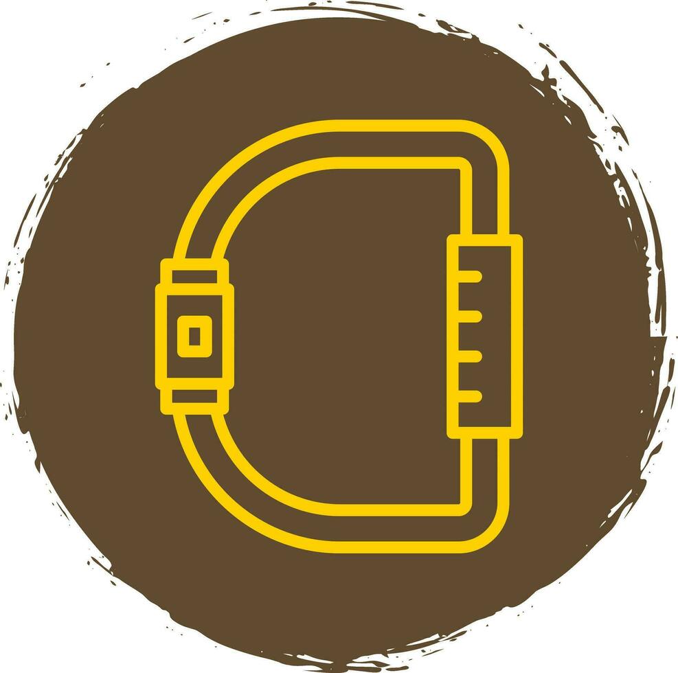 Carabiner Vector Icon Design