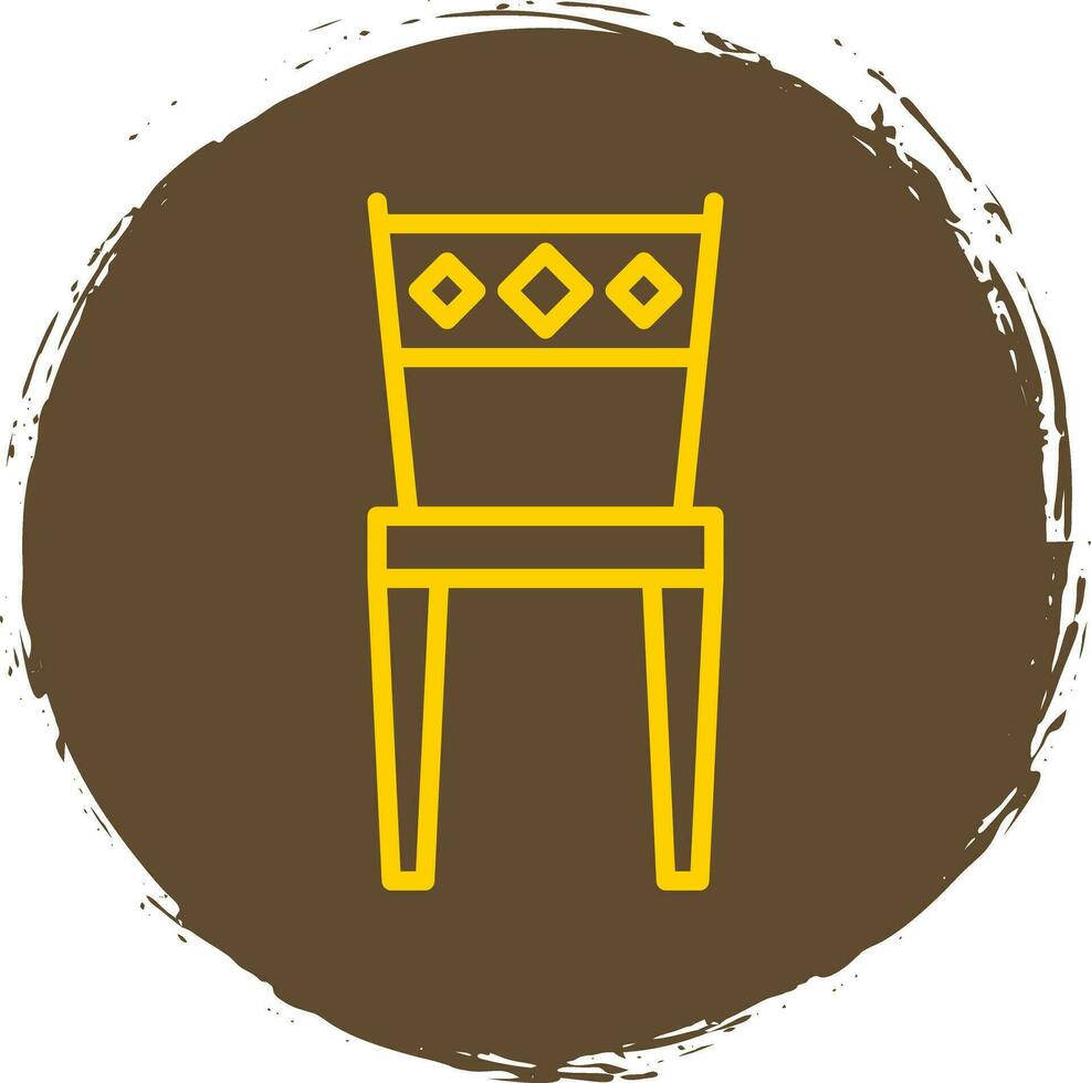 diseño de icono de vector de silla