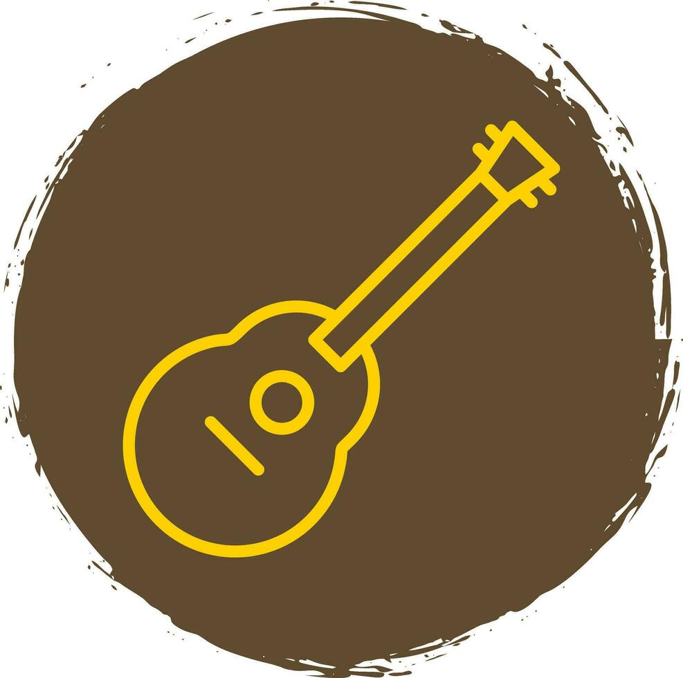 acústico guitarra vector icono diseño