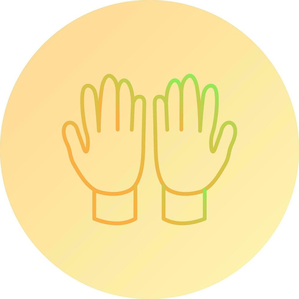 Gardening Gloves Vector Icon