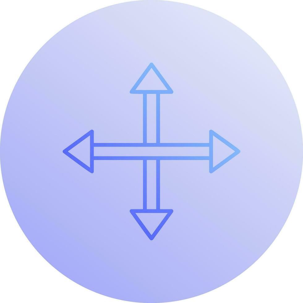 Unique Move Vector Icon