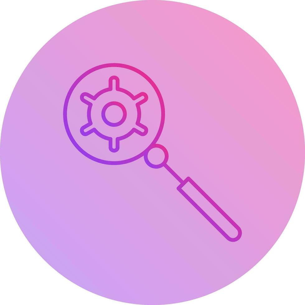 icono de vector de optimización de motor de búsqueda único