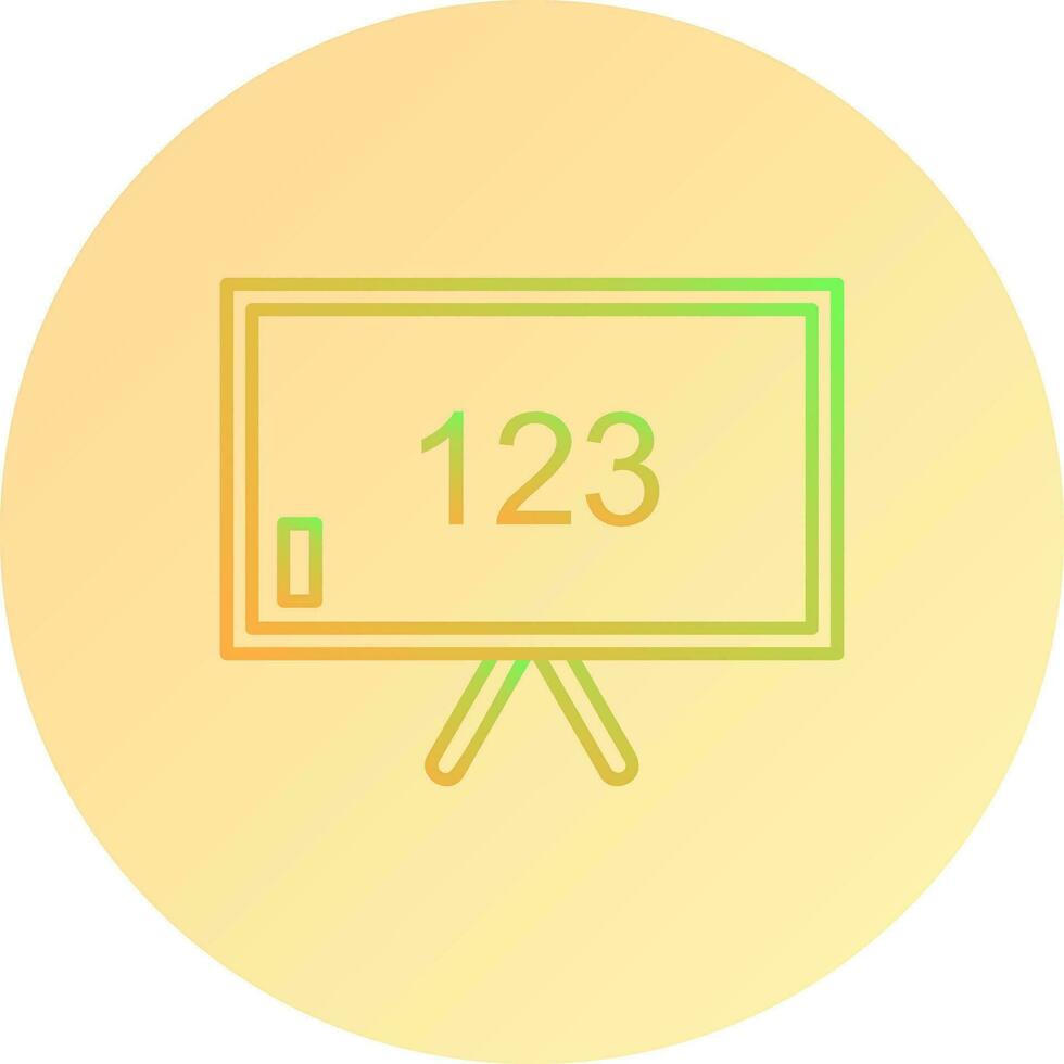 Unique Classroom Board Vector Icon