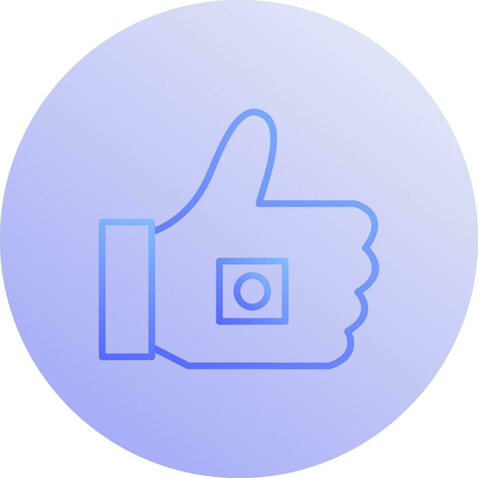 Unique Like Marketing Vector Icon