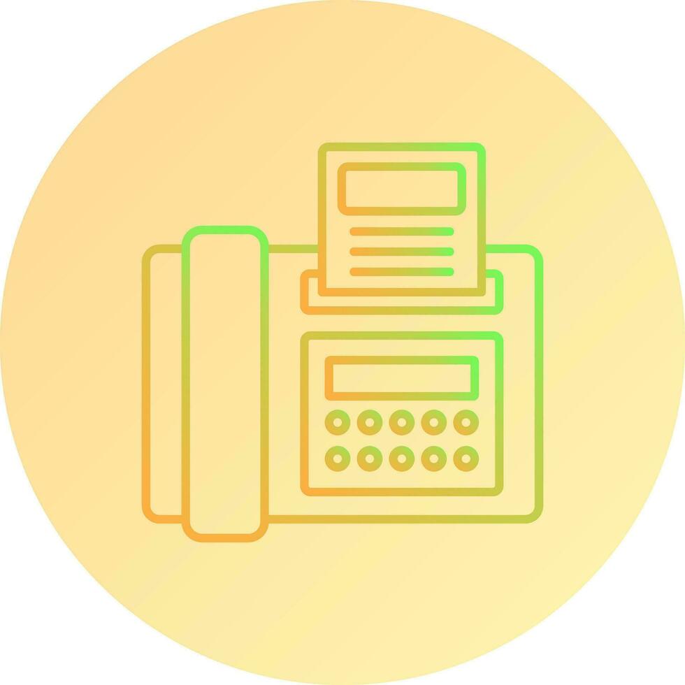 Fax Vector Icon