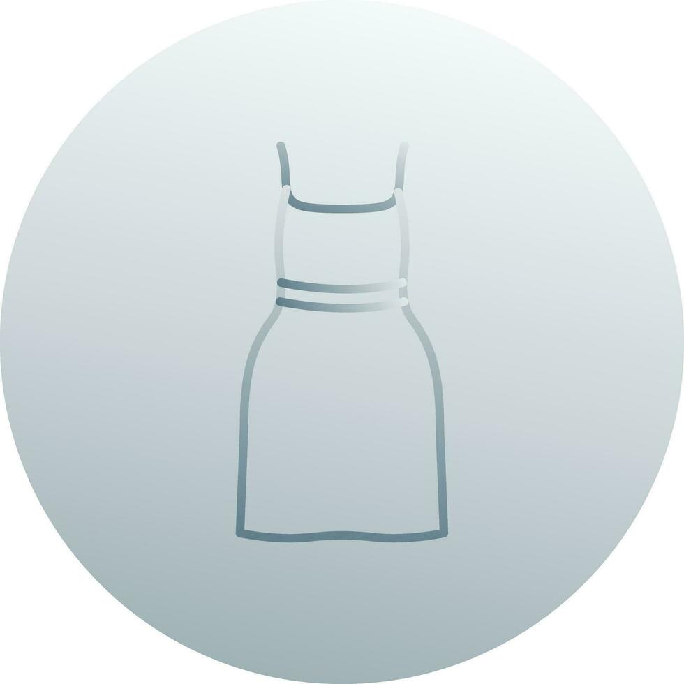 Cocktail Dress Vector Icon