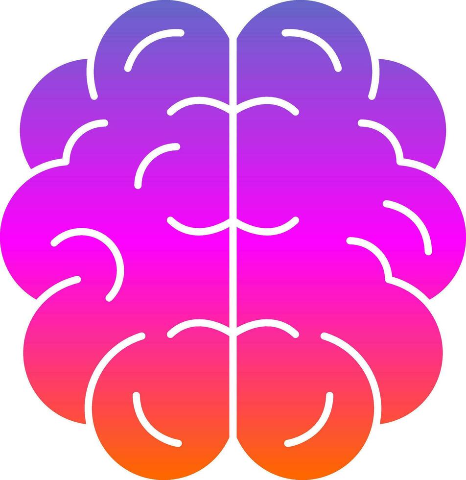 Brain Vector Icon Design