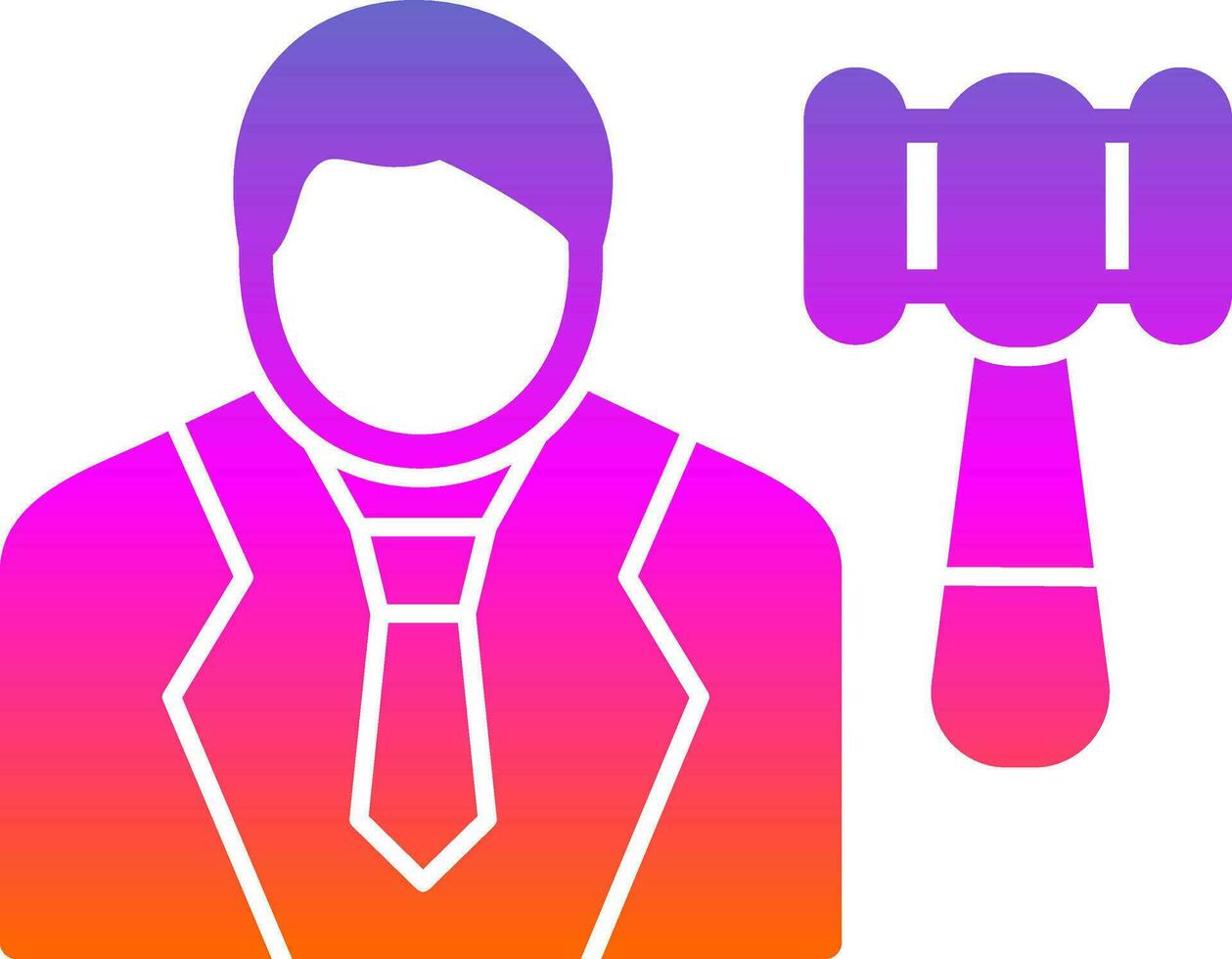 Advocate Vector Icon Design