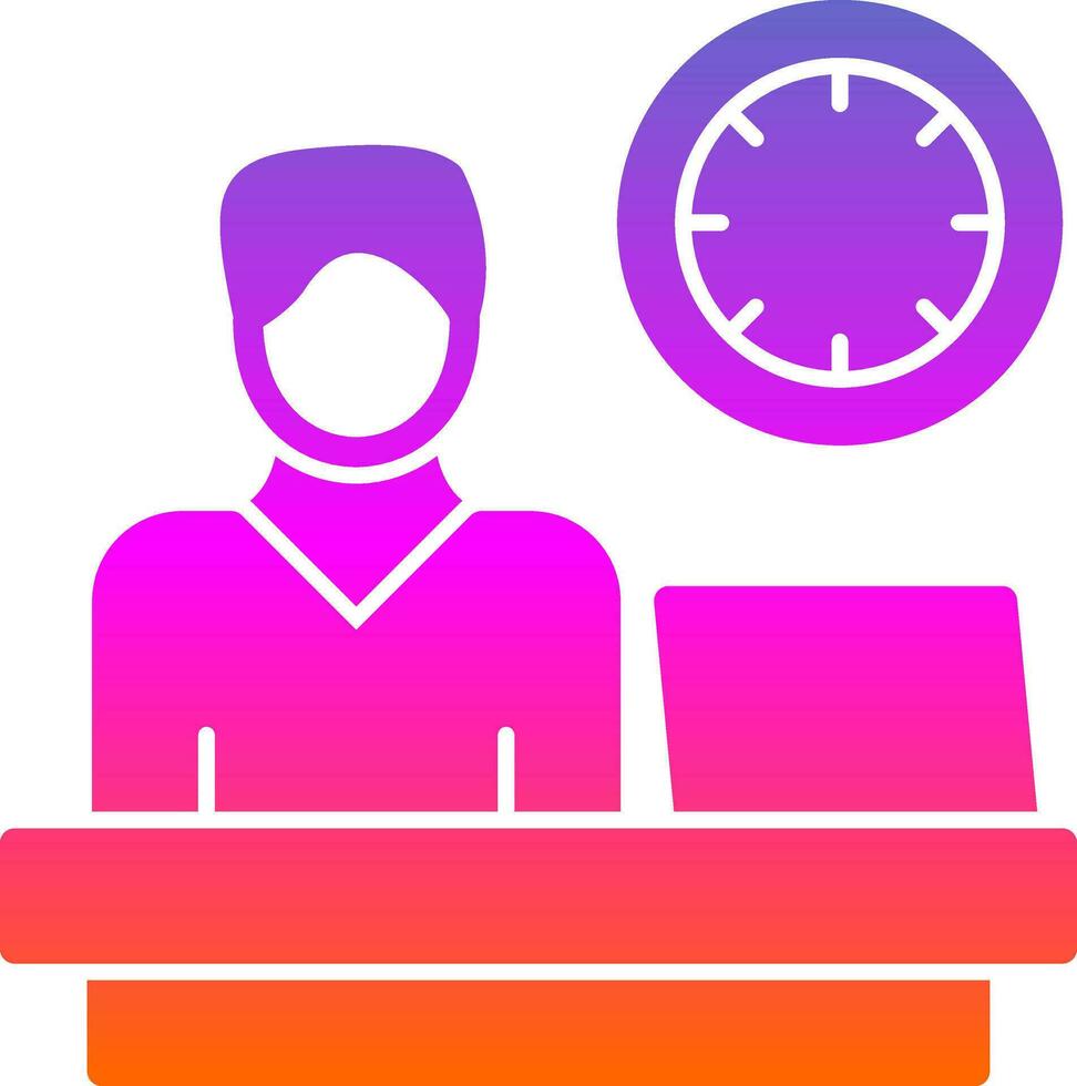 Occupied Vector Icon Design