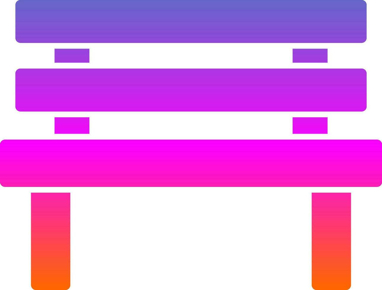 Bench Vector Icon Design