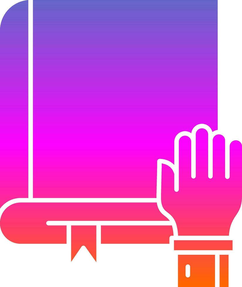 Oath Vector Icon Design
