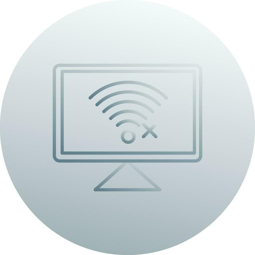 Disconnected Network Vector Icon