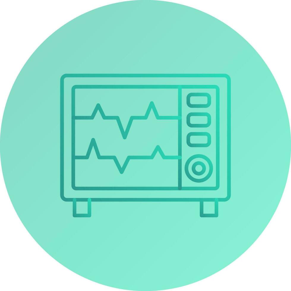 Heart Rate Monitor Vector Icon