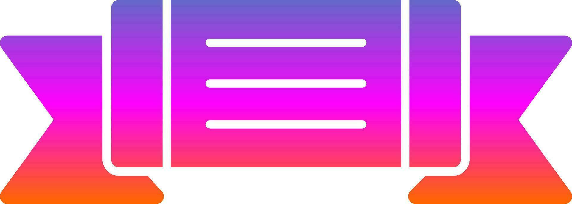 Banner Vector Icon Design