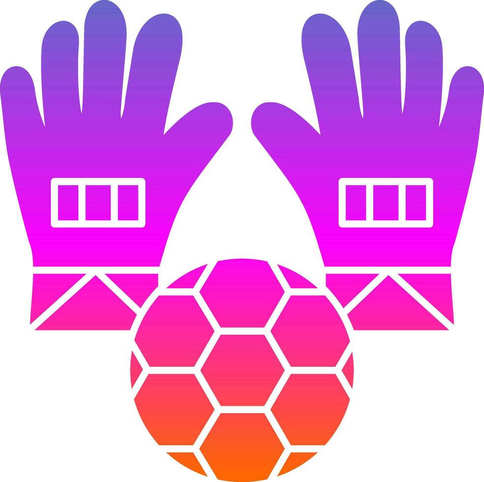 Goalie Vector Icon Design