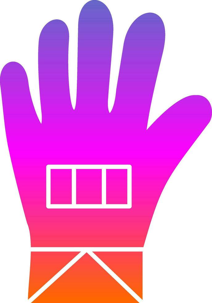 Glove Vector Icon Design