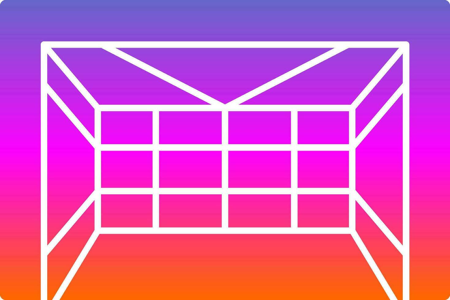 Goal box Vector Icon Design