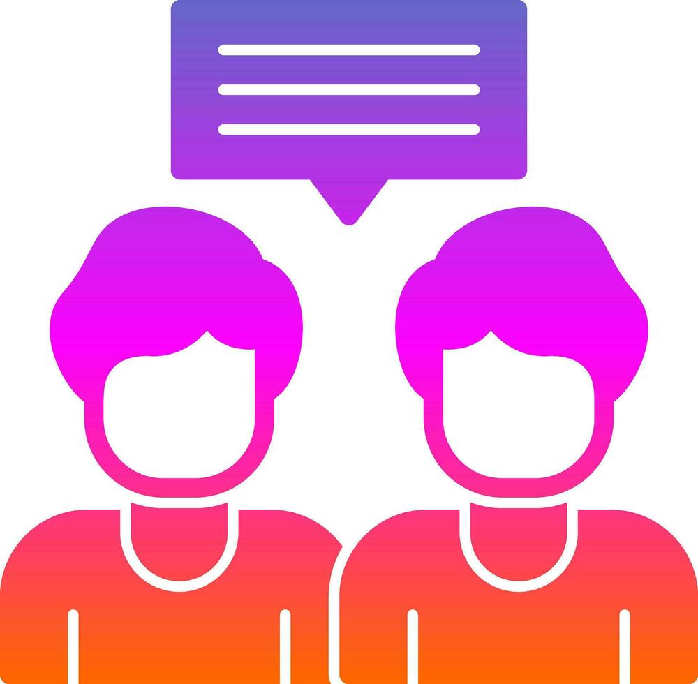 Consultation Vector Icon Design