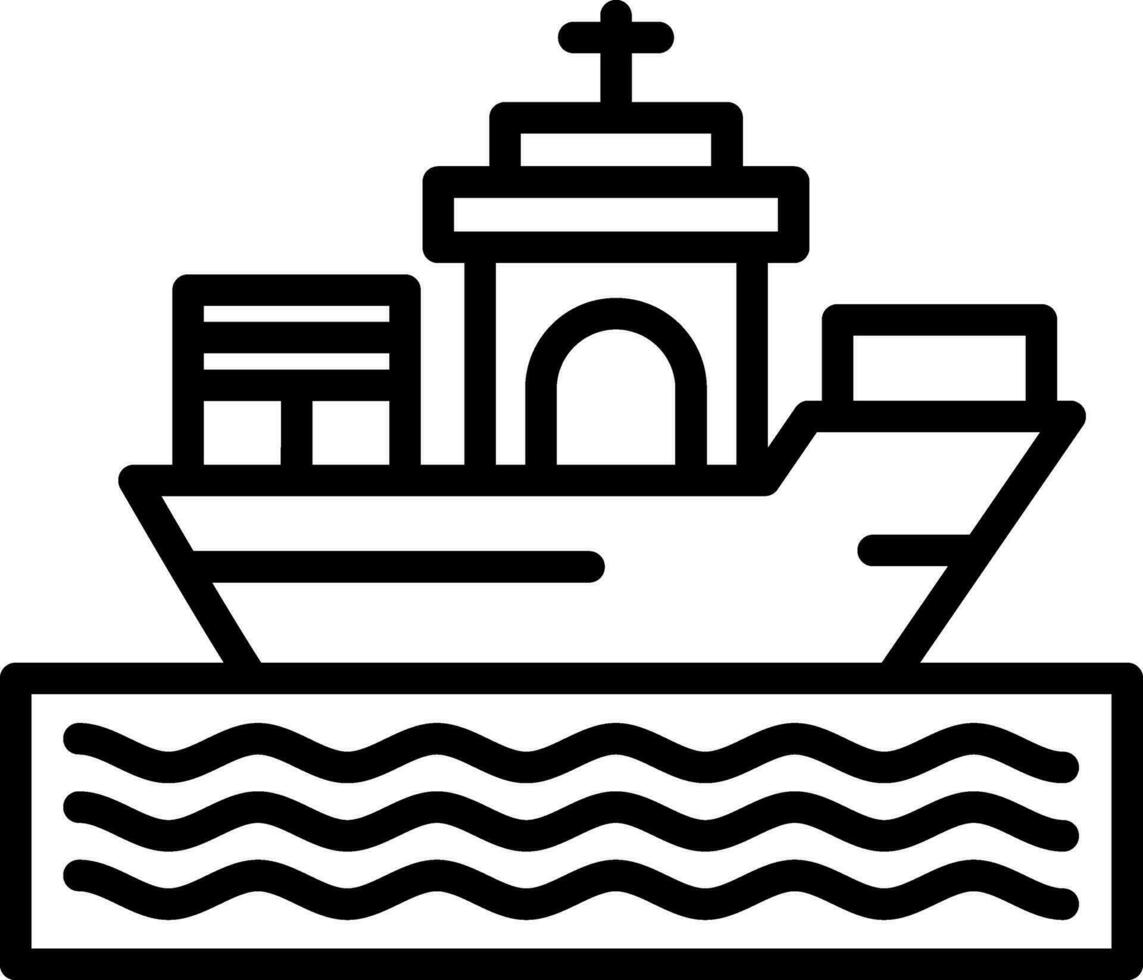 Ship Vector Icon Design