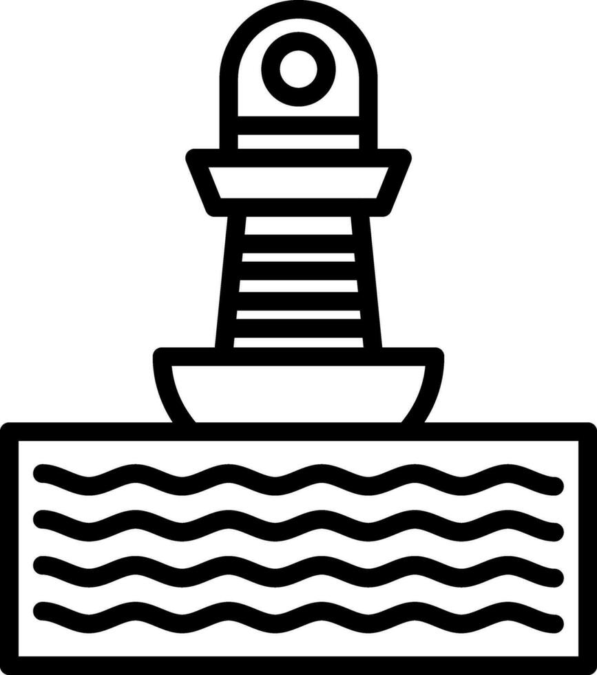 Buoy Vector Icon Design