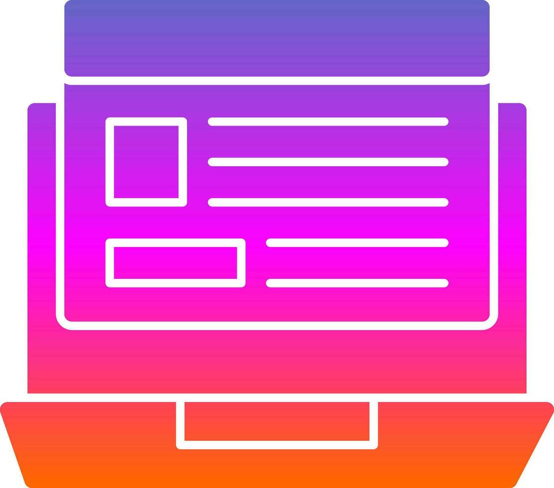 Website Vector Icon Design
