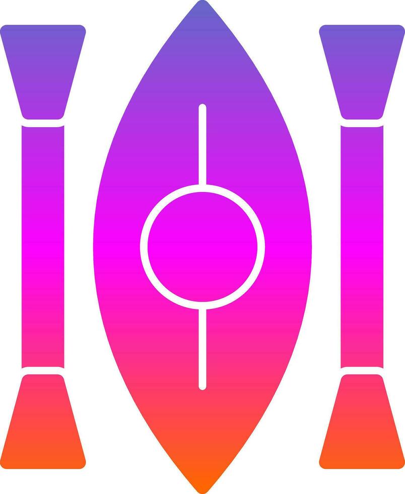 Kayak Vector Icon Design