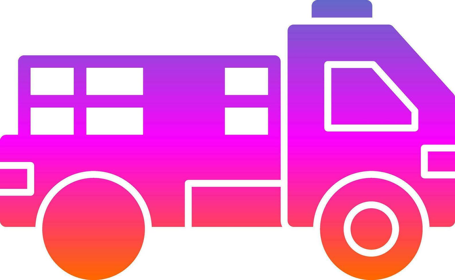 diseño de icono de vector de camioneta