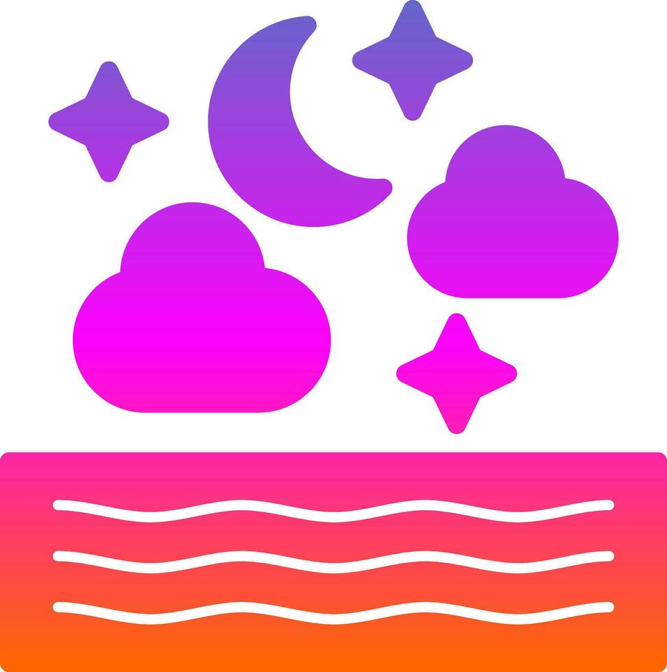 Night Vector Icon Design