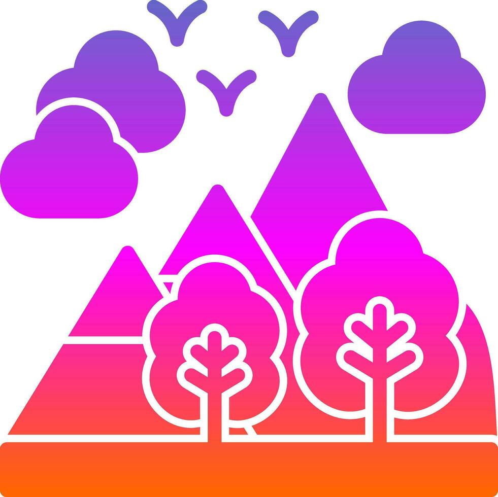 Alps Vector Icon Design