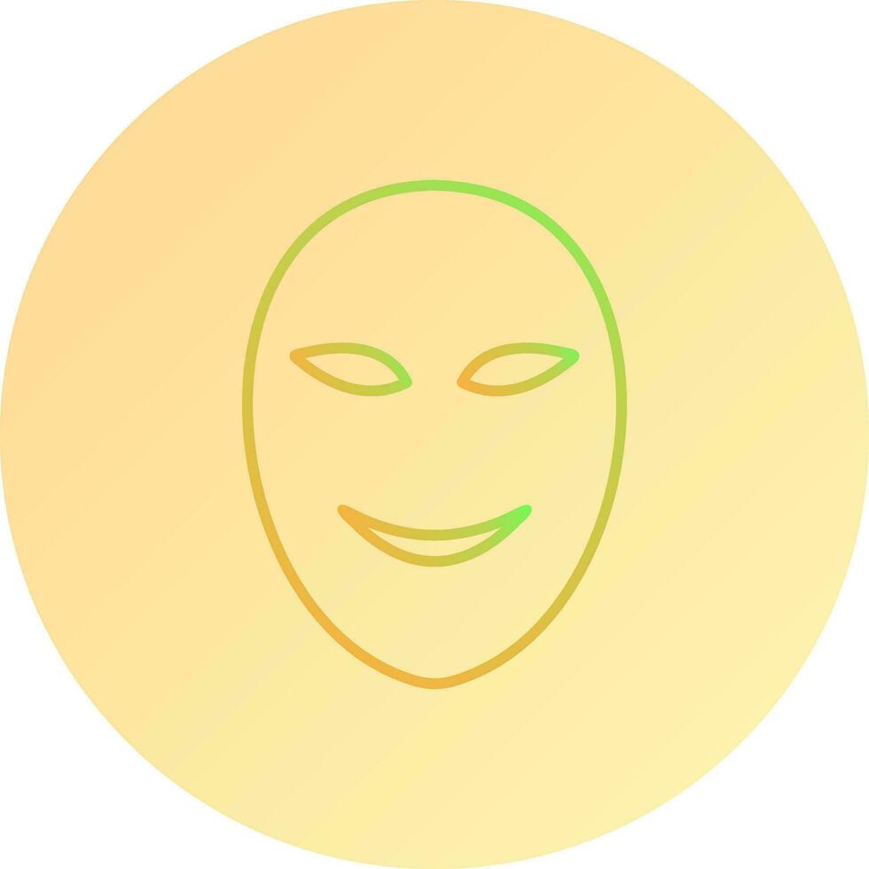 icono de vector de máscara facial antigua