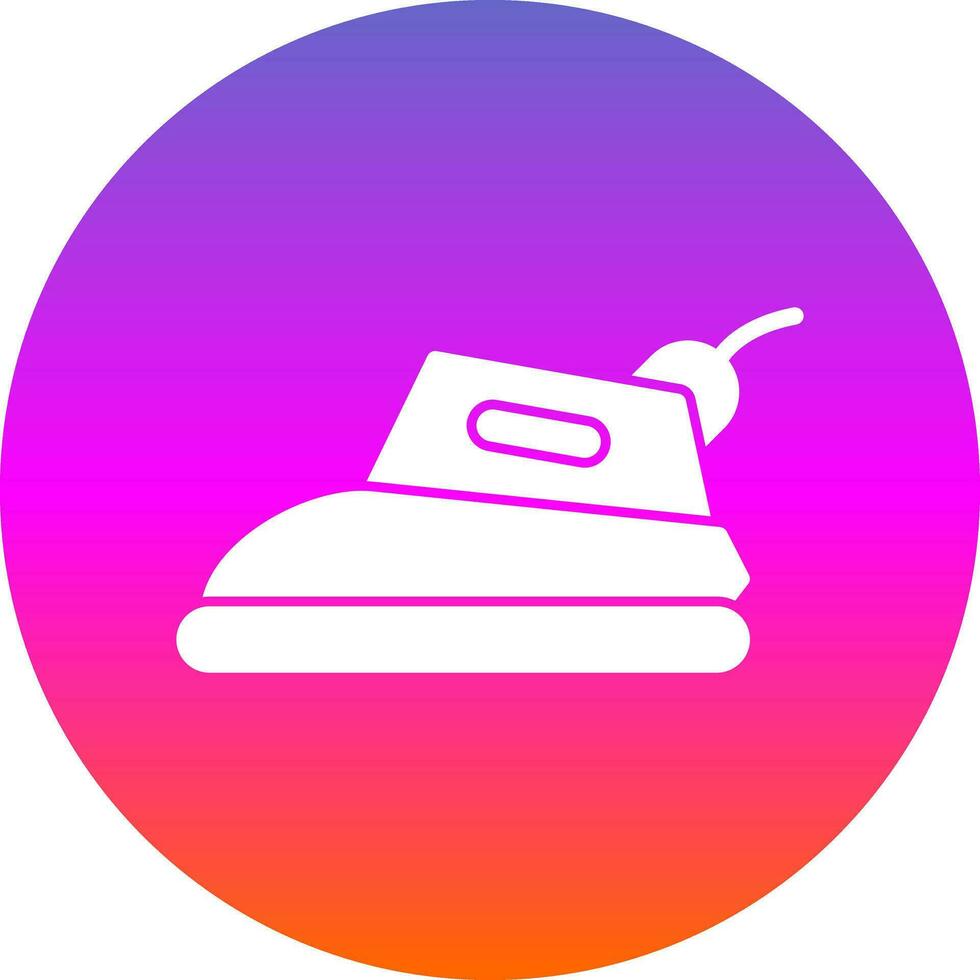 Electric iron Vector Icon Design