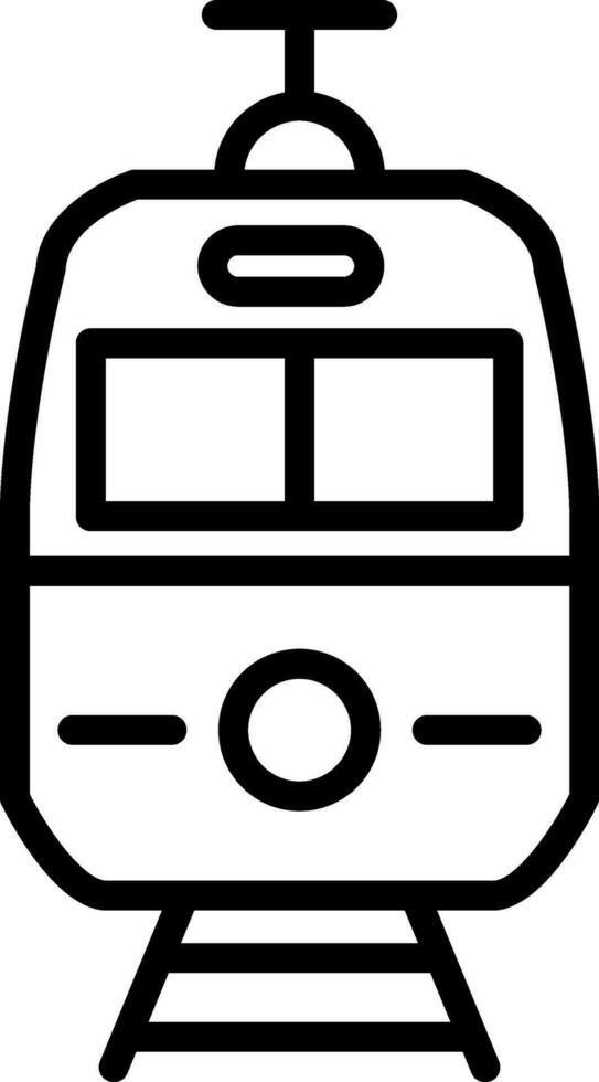 diseño de icono de vector de tren