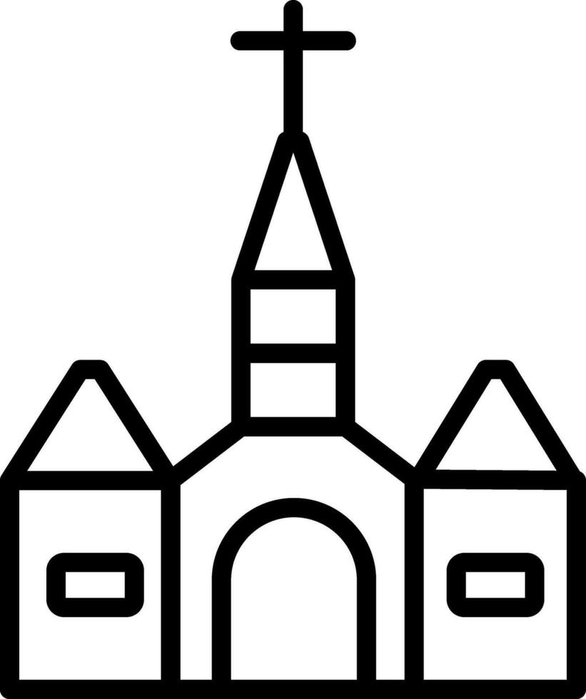 Cathedral Vector Icon Design