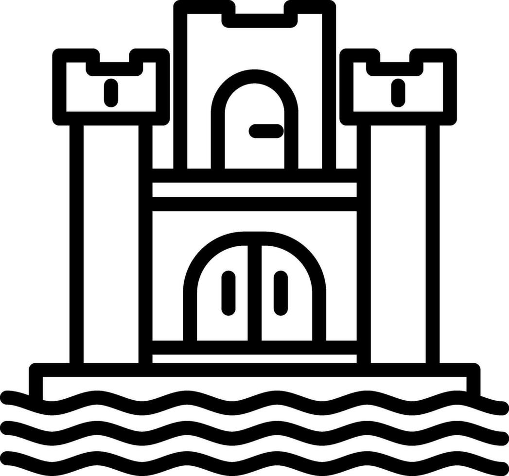 Gravensteen Vector Icon Design