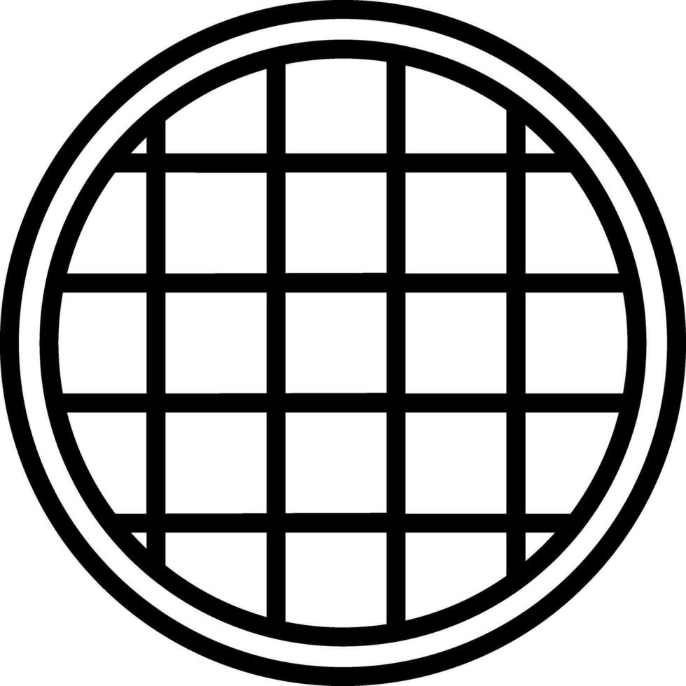 Waffle Vector Icon Design