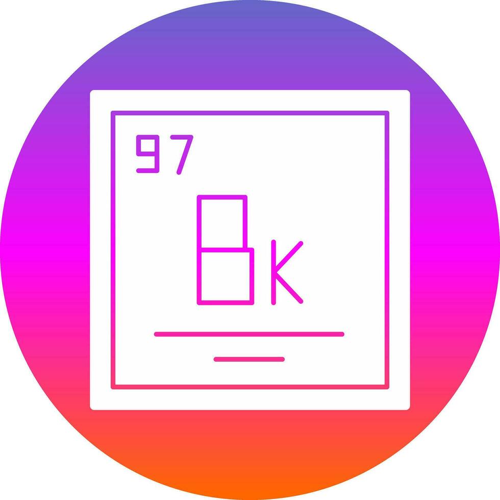 Berkelium Vector Icon Design