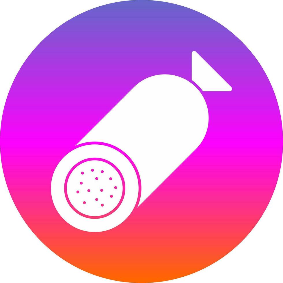 diseño de icono de vector de salami