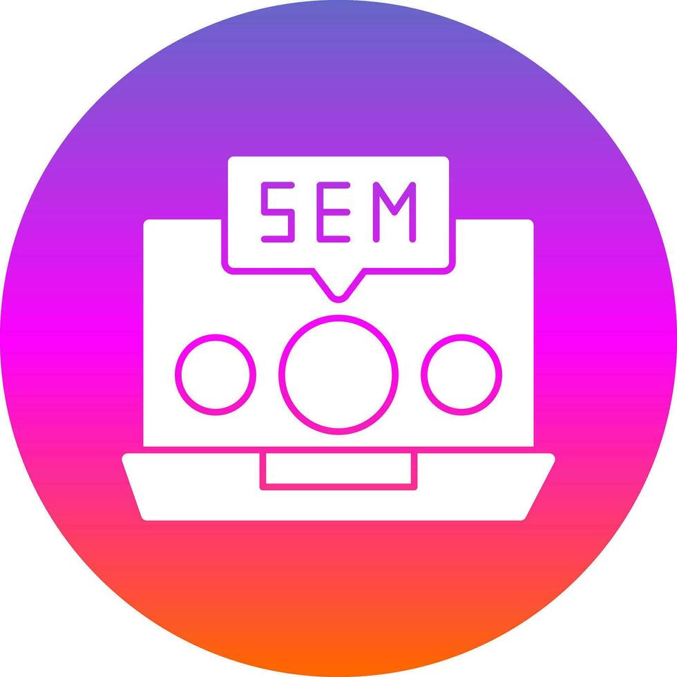 sem vector icono diseño