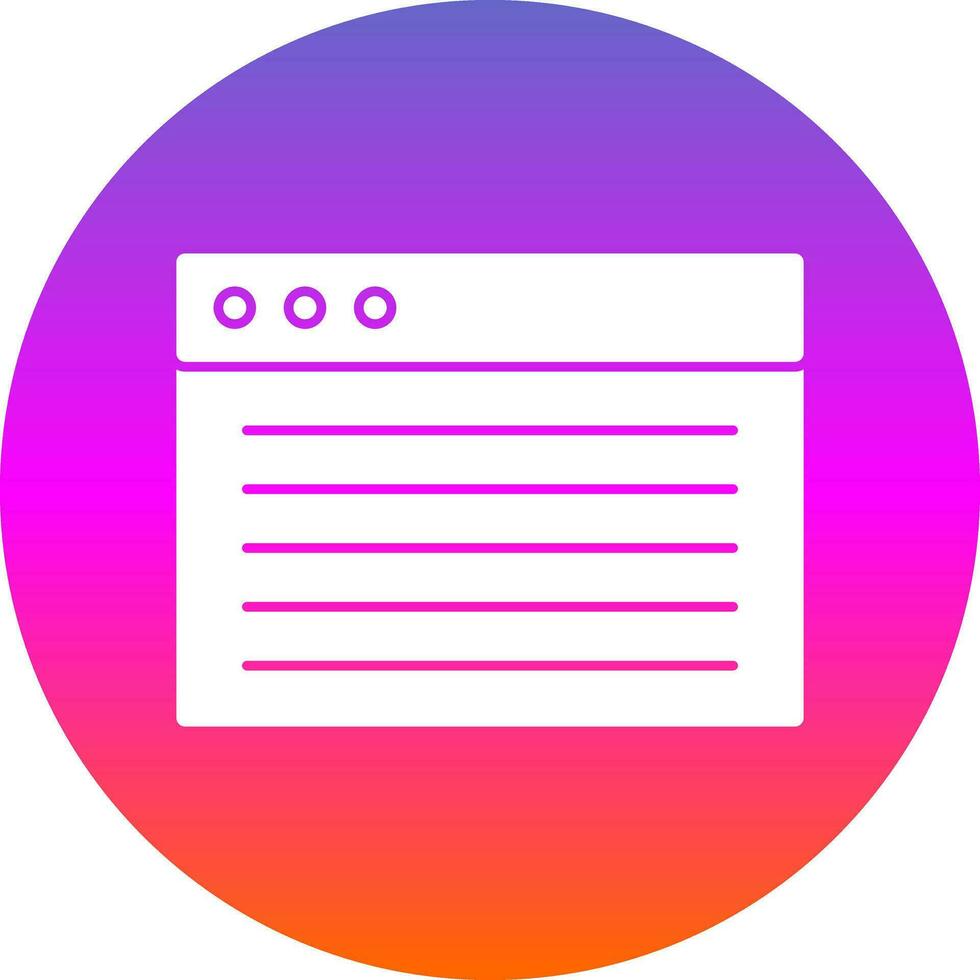 Web Vector Icon Design