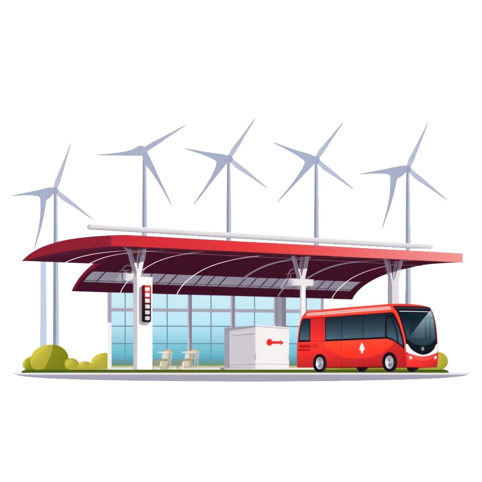 Electric Car Charging Station Wind Turbines And Solar Panels Eco electric-car-charging-station-wind-turbines-and-solar-panels-eco