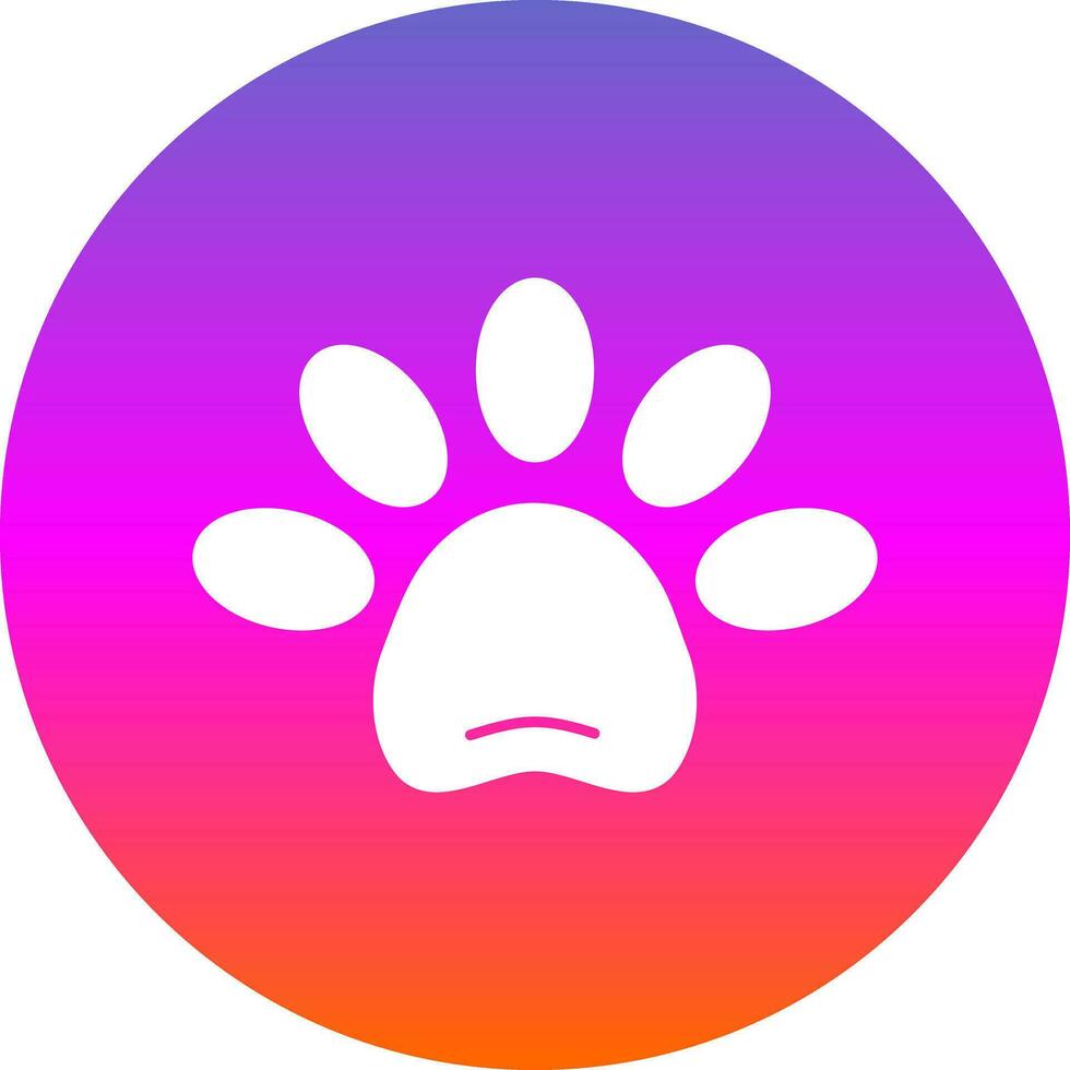 Paw Vector Icon Design